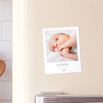 Faire-part naissance faire-part enveloppe duo - Mise en situation