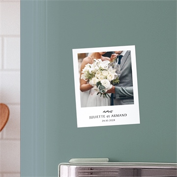 Remerciement mariage bohème écolo duo - Mise en situation