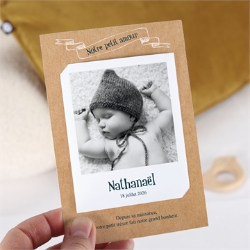 Carte recto-verso - portrait