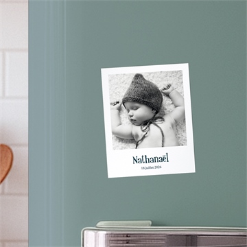 Faire-part naissance on vous présente duo - Mise en situation