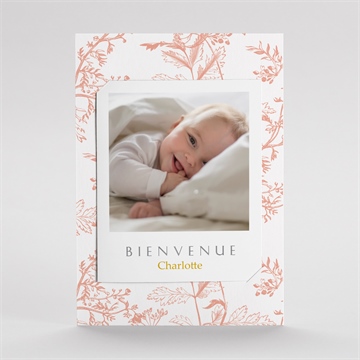 Faire-part naissance notre joie duo