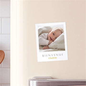 Faire-part naissance notre joie duo - Mise en situation