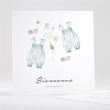 Carte recto-verso - carré