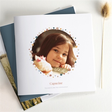 Mini album photo fleuri