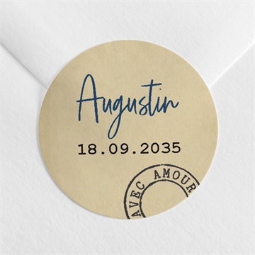 Sticker baptême télégramme baptême