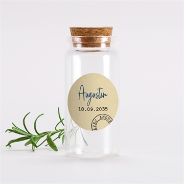 Mignonette baptême télégramme baptême