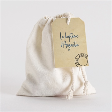 Pochon baptême télégramme baptême