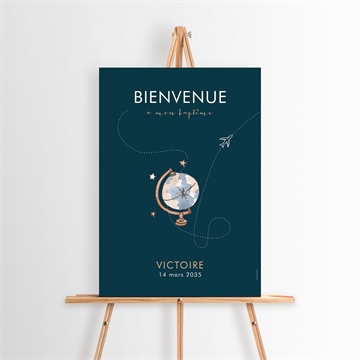 Panneau bienvenue mon passeport bapteme