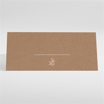 Marque-place mariage capsule champetre - Dos du marque-place