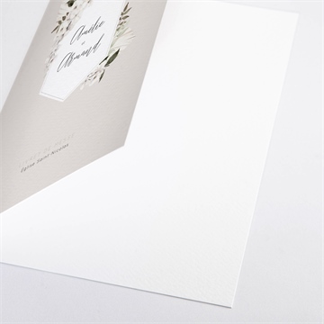 Livret de messe mariage orchidées - Détail du livret