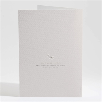 Livret de messe mariage orchidées - Dos du livret