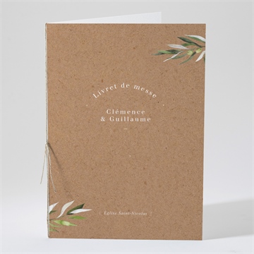 Livret de messe mariage provençal magnet