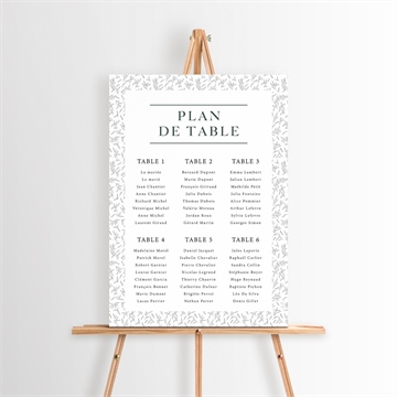 Plan de table mariage toi c'est moi