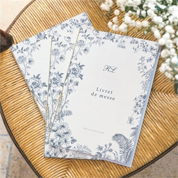 Livret de messe mariage tropiques