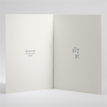 Livret de messe mariage tropiques - Intérieur du livret