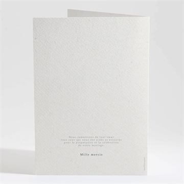 Livret de messe mariage tropiques - Dos du livret