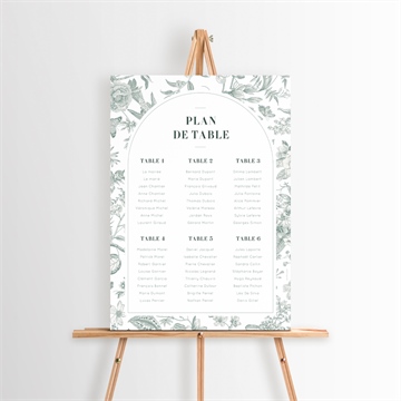 Plan de table mariage sculpture