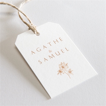 Etiquette mariage passionnément