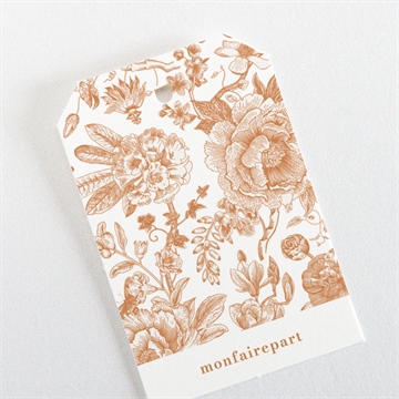 Etiquette mariage passionnément - Dos de l'étiquette