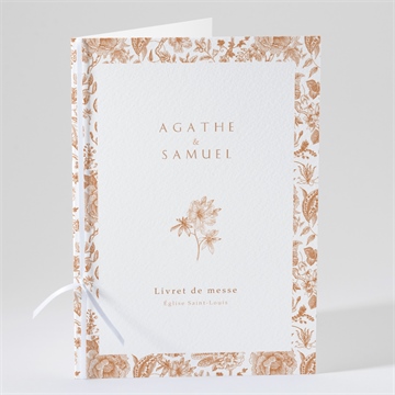 Livret de messe mariage passionnément