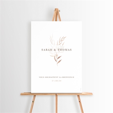 Panneau bienvenue l'arche