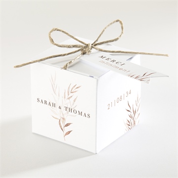 Boîte de dragées mariage l'arche