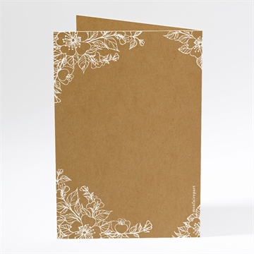 Menu anniversaire de mariage partageons - Dos du menu