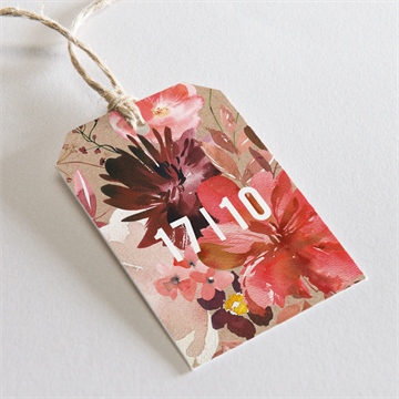 Etiquette mariage floral