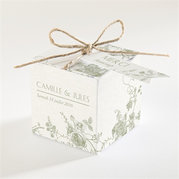 Boîte de dragées mariage arbre de vie