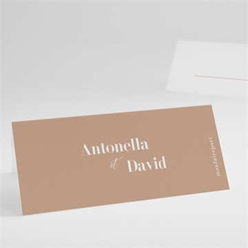 Marque-place mariage engagés