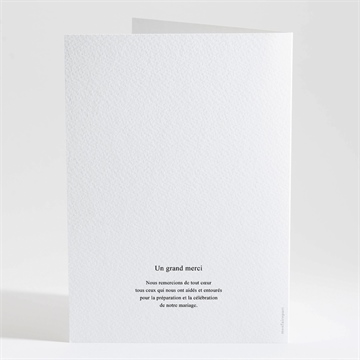 Livret de messe mariage lavande - Dos du livret