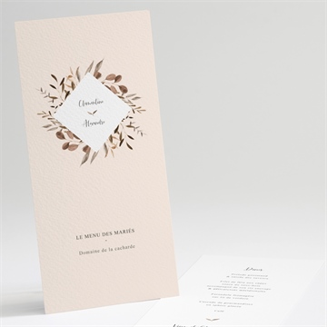 Menu mariage virevoltant