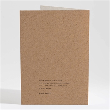 Livret de messe mariage se rejoindre - Dos du livret