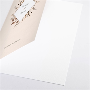 Livret de messe mariage virevoltant - Détail du livret