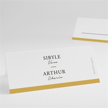 Marque-place mariage gatsby argent