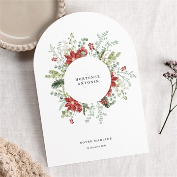 Faire-part mariage douce subtilité