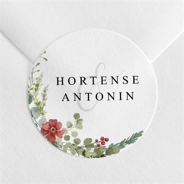 Sticker mariage douce subtilité