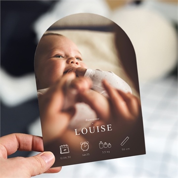 Faire-part naissance arche