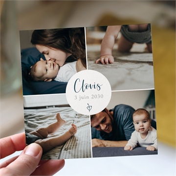 Carte recto-verso - carré