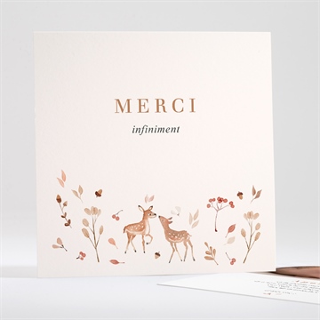 Remerciement naissance ronde de la forêt