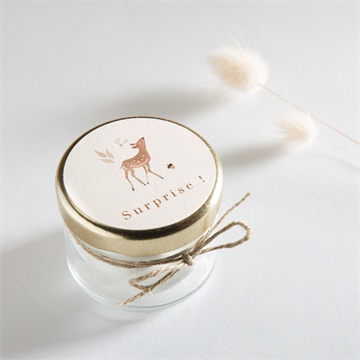 Sticker naissance ronde de la forêt - Mise en situation