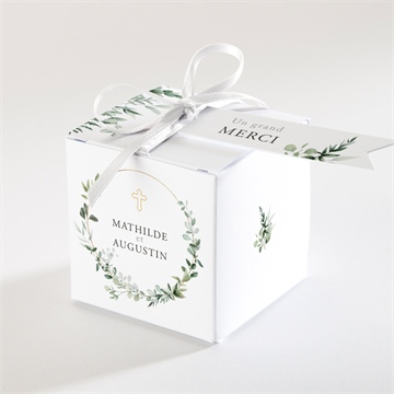 Boîte de dragées mariage sacré