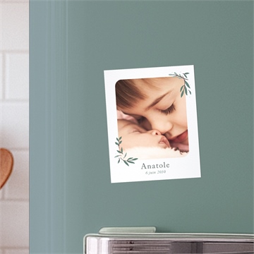 Faire-part naissance petits pictos duo - Mise en situation