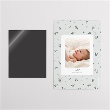 Faire-part naissance petits pictos duo - Dos du faire-part