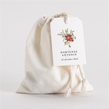 Pochon mariage  douce subtilité