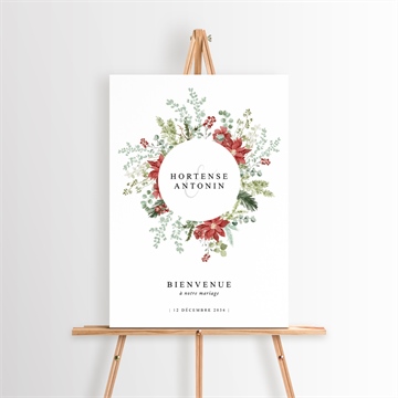 Panneau bienvenue douce subtilité