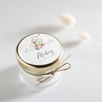 Sticker naissance petits lapins - Mise en situation