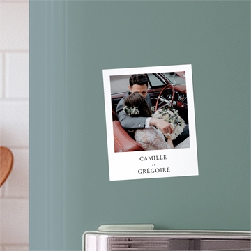 Remerciement mariage orange de noël - Mise en situation