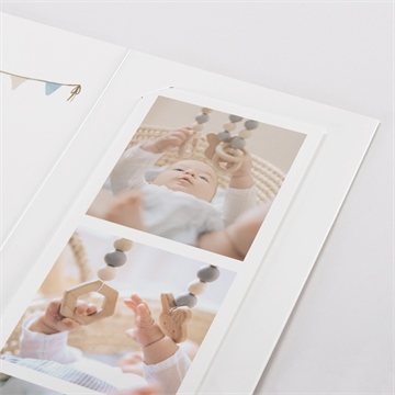 Faire-part naissance montgolfière - Détail du faire-part