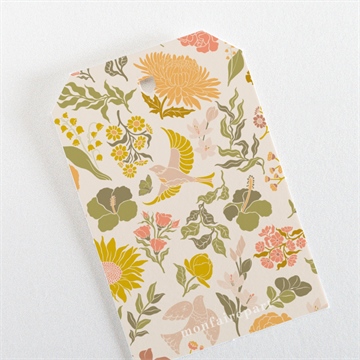 Etiquette mariage hippie chic - Dos de l'étiquette